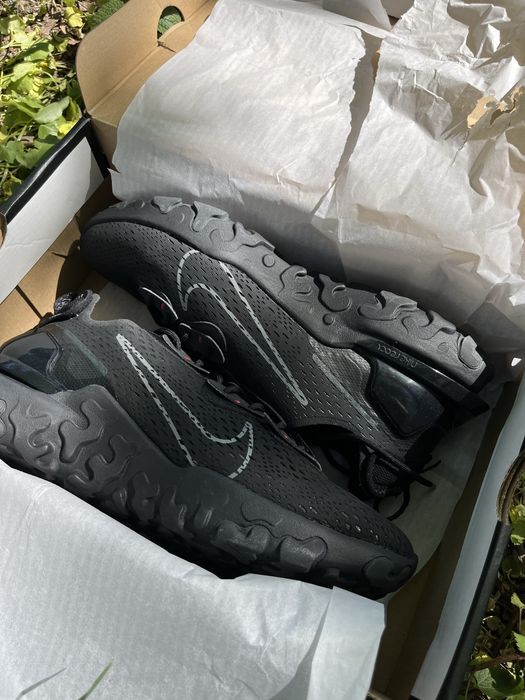Кросівки чоловічі Nike React Vision Black DH4094-001 Оригінал розмвр 46 (30 см)