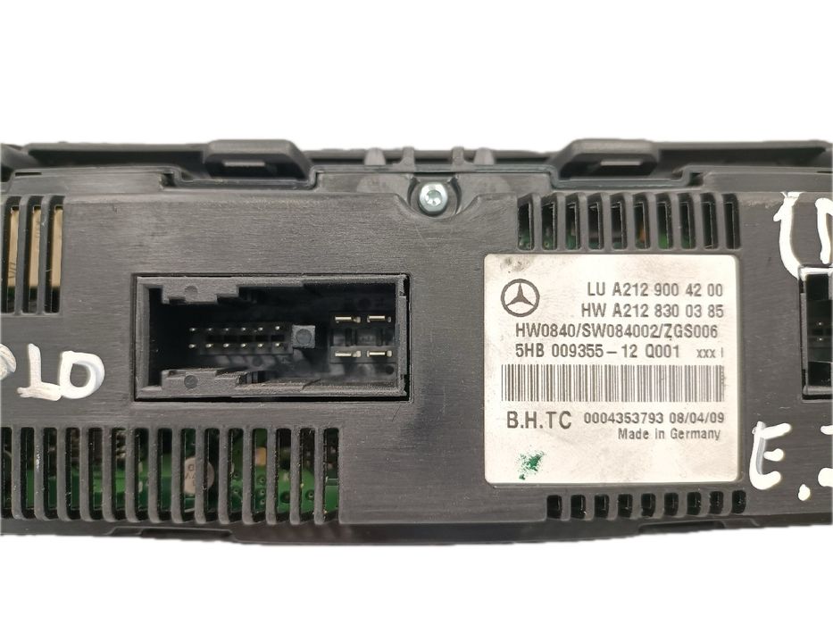 Comando chauffage / sofagem MERCEDES-BENZ Classe E Coupé (C207)
