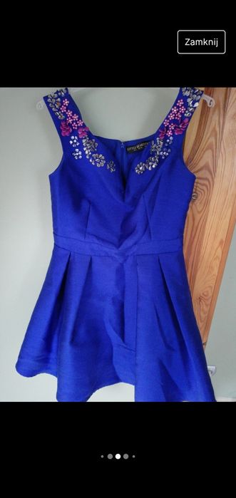 Chabrowa sukienka na wesele