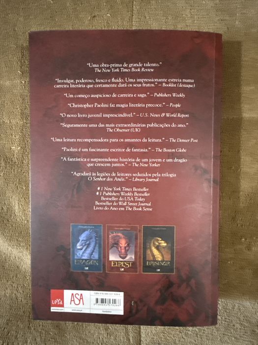 Livro ELDEST Christopher Paolini