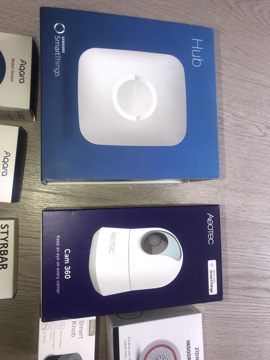 Lote de dispositivos zigbee zwave hub smartthings