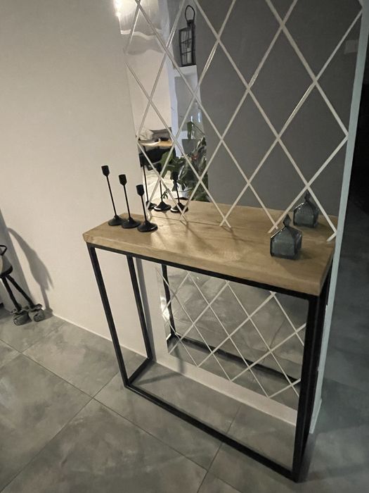 Konsola blat drewno dębowe