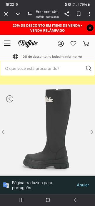 Botas cano búfalo nr 37