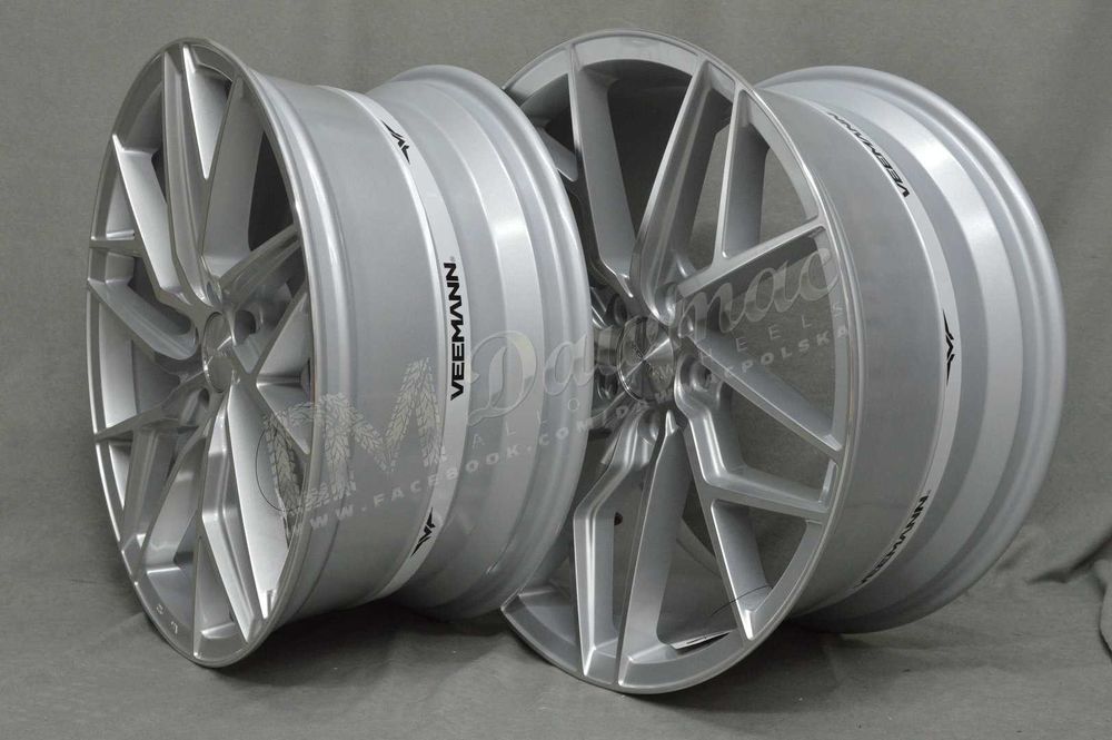 Felgi VEEMANN V-FS44 19'' 8,5J ET35 + 9,5J ET42 5x120 Silver Machined