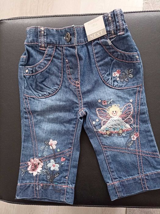 Spodnie niemowlęce jeansowe