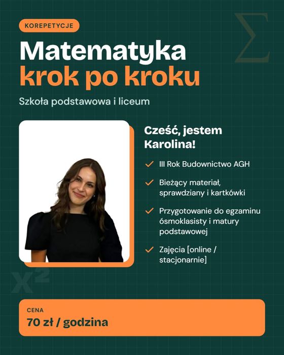 Korepetycje matematyka Kraków