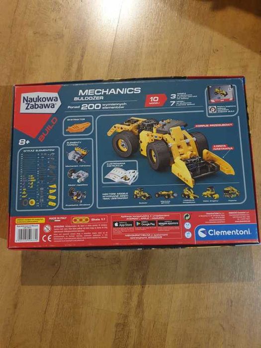 Naukowa zabawa Mechanics Buldożer Clementoni