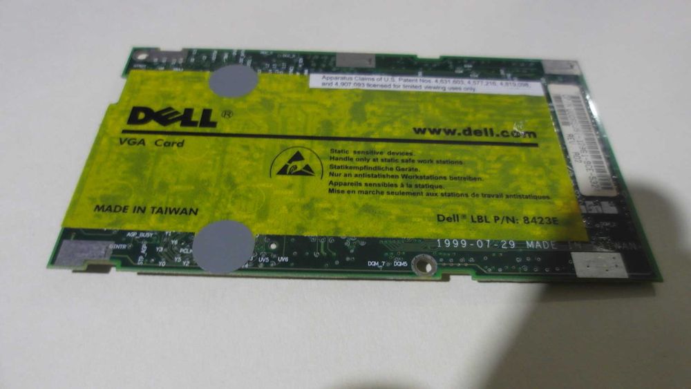 Видеокарта ноутбука DELL