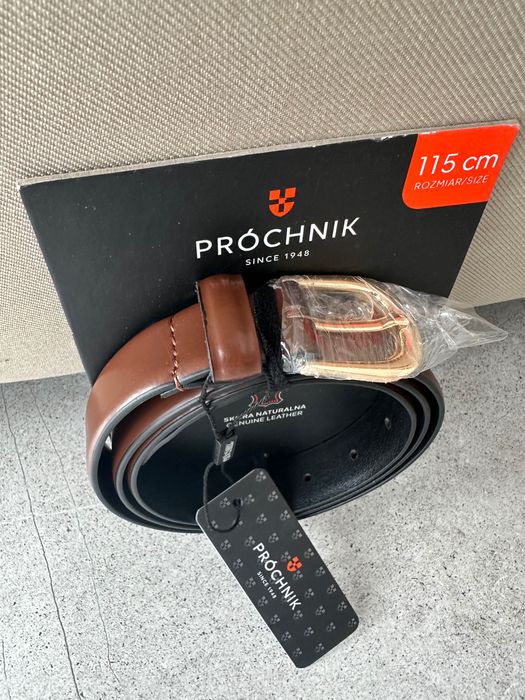 Pasek skórzany Próchnik