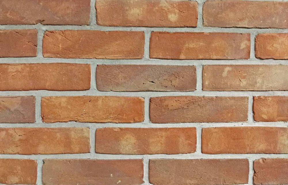 Cegła elewacyjna ozdobna ręcznie formowana pełna palona BRUGIA