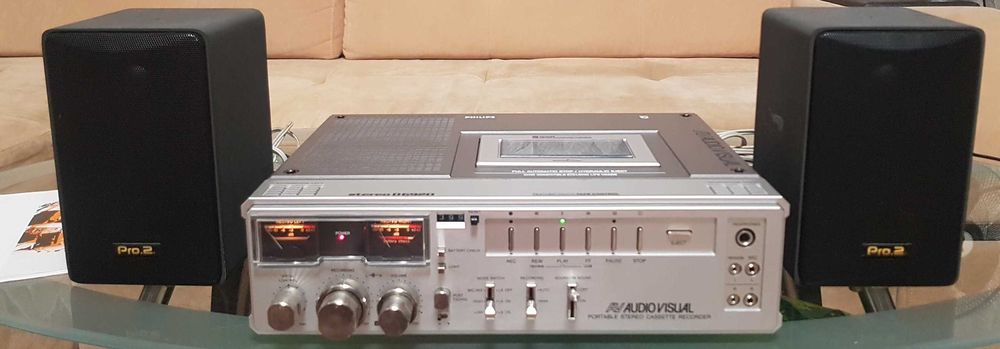 Кассетный магнитофон Philips D 6920 stereo made in Austria