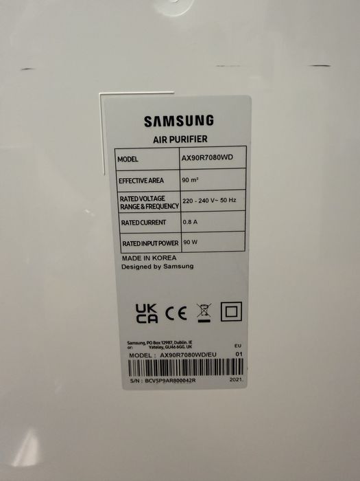 Samsung oczyszczacz powietrza AX90R780WD