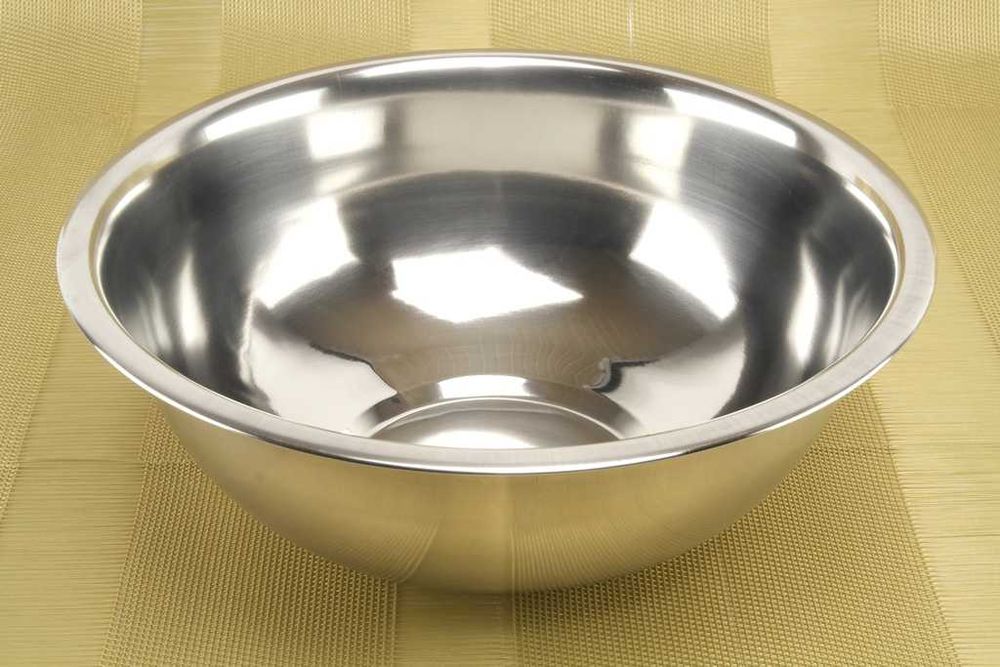 Миска з нержавіючої сталі високої якості різного літражу 300мл до 14л