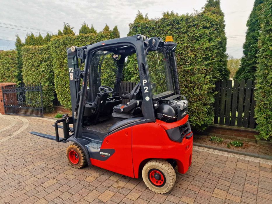 Linde H18T 2019 Triplex 4 sekcje Gaz LPG 391 Maszt 4.62m Białe Opony Finansowanie Leasing