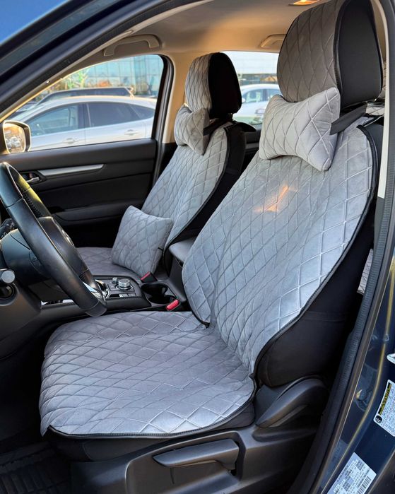 Універсальні накидки на сидіння авто Premium алькантара 3D