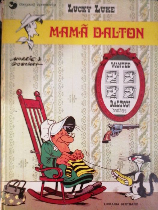 BD Lucky Luke: Mamã Dalton - CAPA RIJA - Ed. Bertrand (1977)