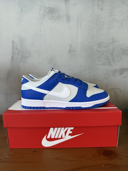 Nike Dunk Low Photon Dust/White-Racer Blue