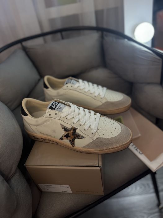 В НАЯВНОСТІ Кеды голден гуз ball star golden goose леопардові жіночі