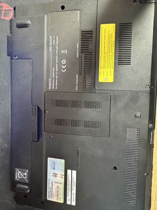 Ноутбук vaio intel core i3