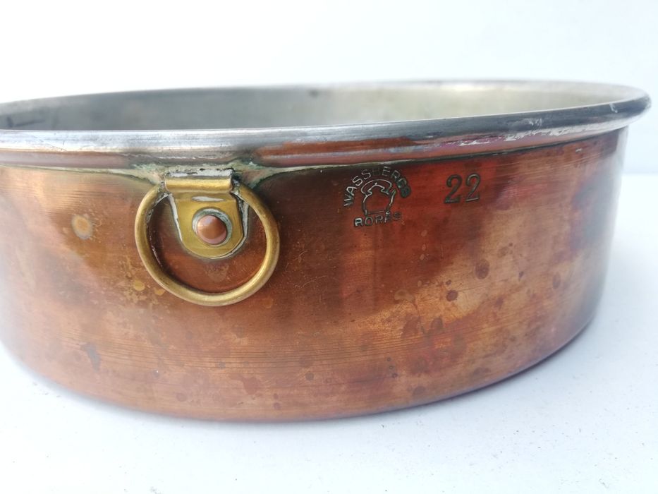 15. Miska miedziana naczynie miedziane