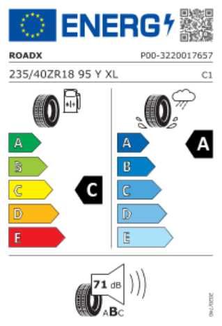 opony letnie nowe  RoadX RX MOTION DU71 235/40/18 95Y XL