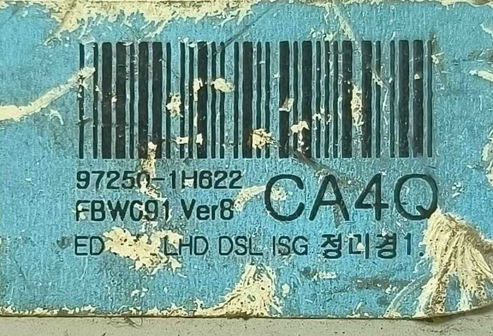 Comando Chauffage / Sofagem 97250-1H622 - KIA CEE'D SW