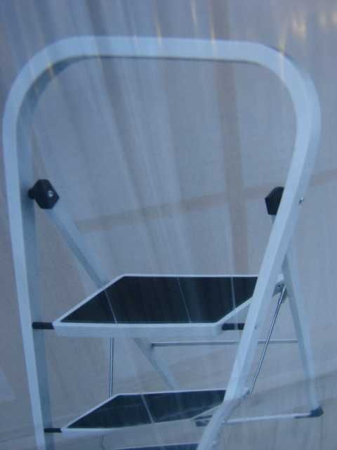 Drabina 3-Stopniowa Mocna 120 kg Szerokie Schody  !