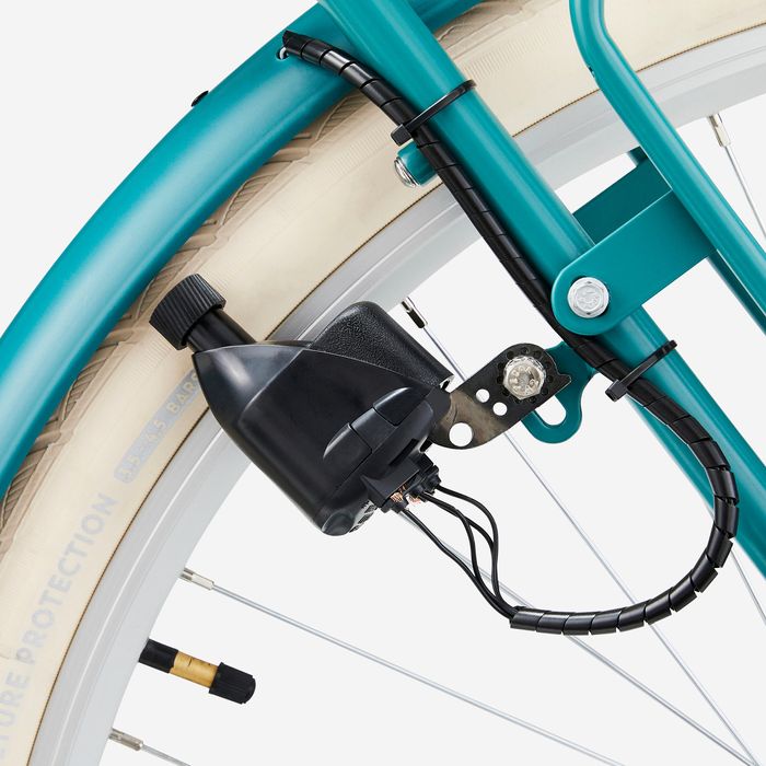 BICICLETA DE CIDADE ELOPS 520 QUADRO BAIXO VERDE