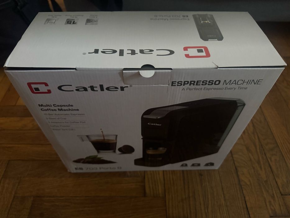 Ekspres CATLER ES 703 Porto B (3 systemy kapsułek)