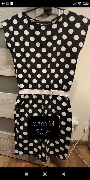 Sukienka w groszki