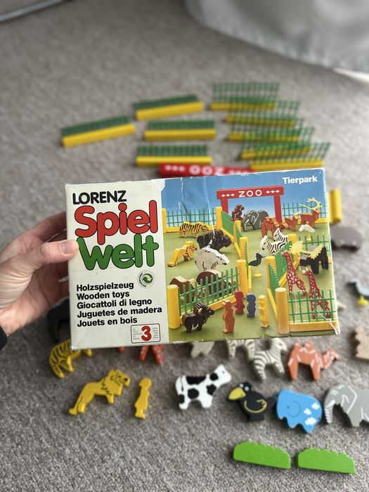 Игра. Деревянный набор «Зоопарк»