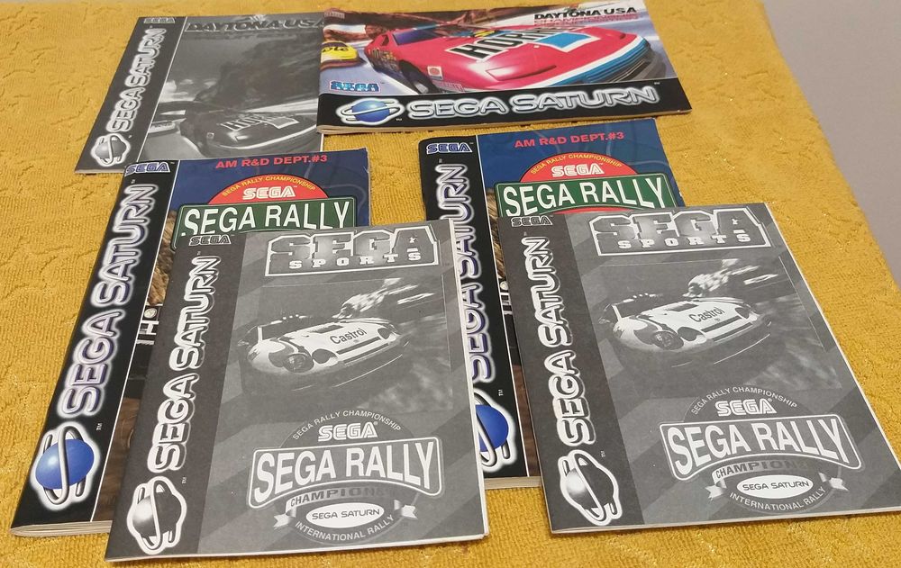Capas e Manuais Sega Saturn + Mega CD e Dreamcast com caixa