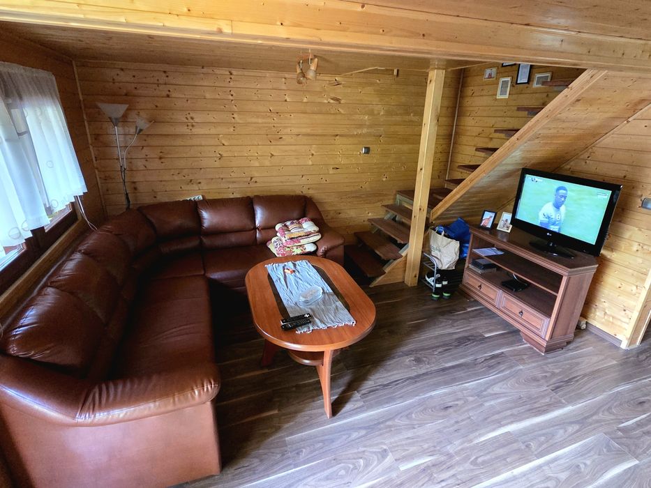 Domek Cało Roczny z Działkę 5 min od Jeziora Przy Lesie