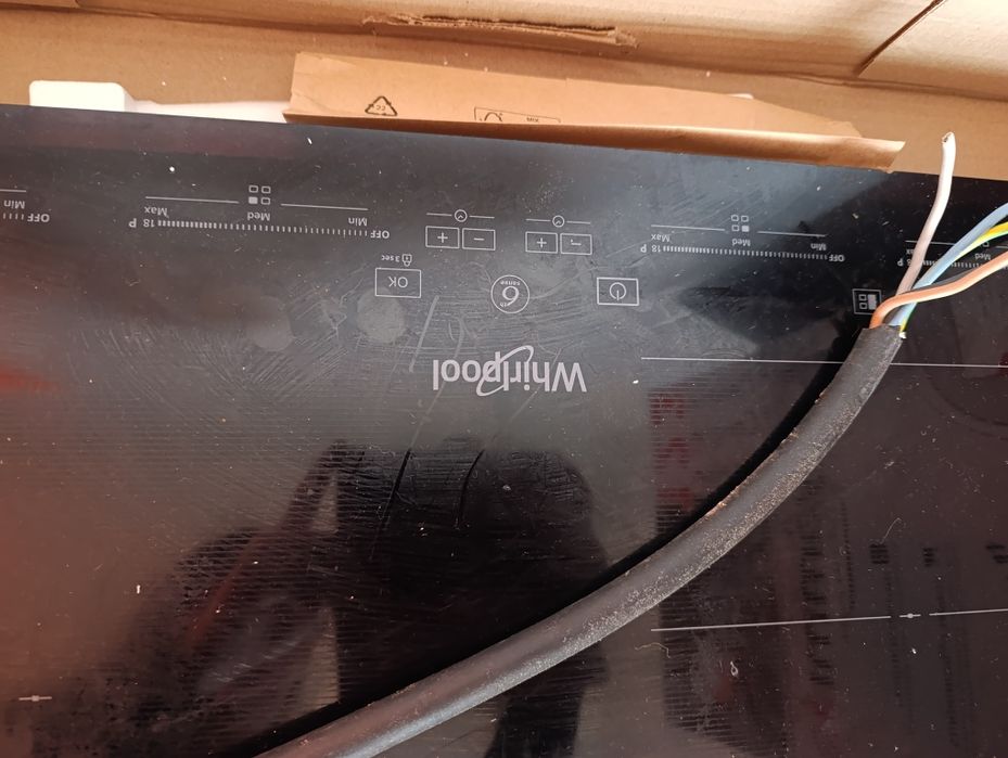 Placa de indução - funcional mas partida