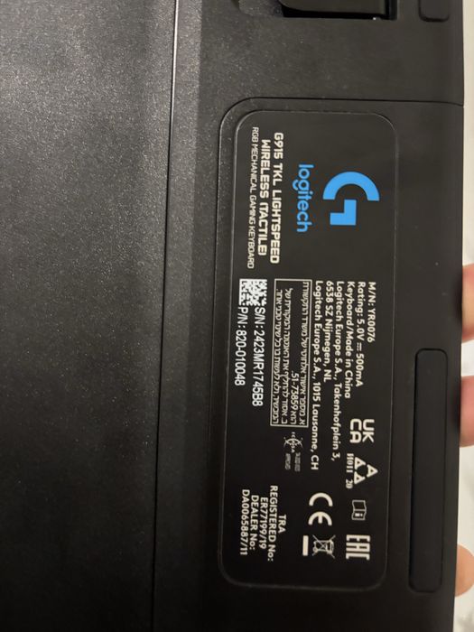 Teclado Logitech G915 TKL