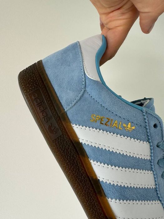 Adidas Spezial Hanball Light Blue кросівки адідас спеіал адідас спешл блакитні