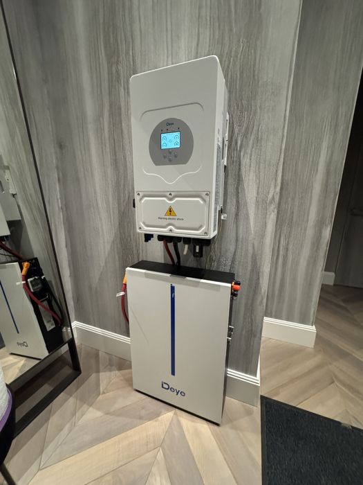 Установка Инвертора! Монтаж та подключение станций рещервного питания!