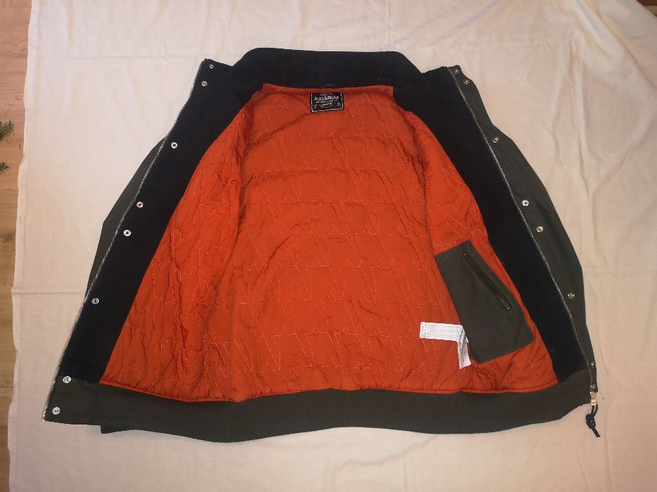 kurtka PULL&BEAR męska zielona L/XL *na każdą porę