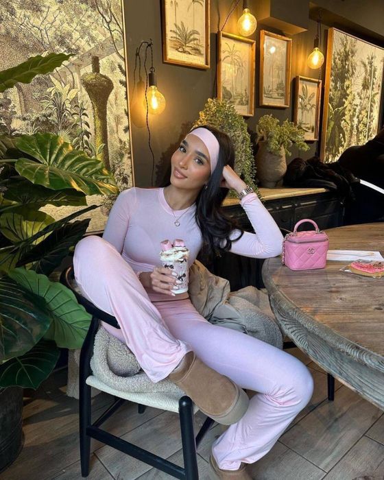 Жіночий костюм лонгслів+лосини, штани з широким підворотом