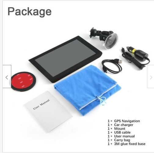 GPS Para camiões/ Autocarros/ Carros Europa 2025 Novidade 9 Polegadas