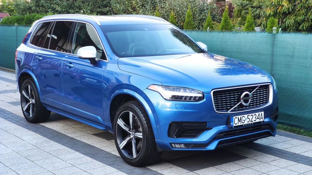 Volvo XC 90 Volvo XC90 T6 R-Design bezwypadkowe / niebieskie / piękne