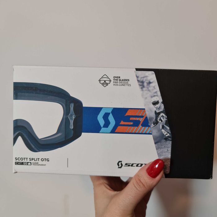 SCOTT Gogle Split OTG Downhil Motocros Enduro Narty Snowboard