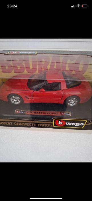 Chevrolet Corvette 1997 - Burago (Caixa Original)