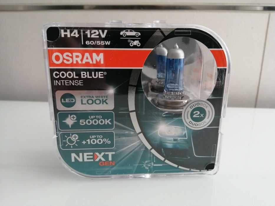 Lâmpadas H1/H4 OSRAM Cool Blue Intense NEXT Gen/Cool Blue Intense
