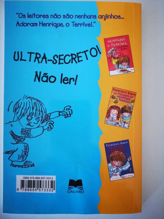 Henrique, o Terrível e o Clube Secreto de Francesca Simon