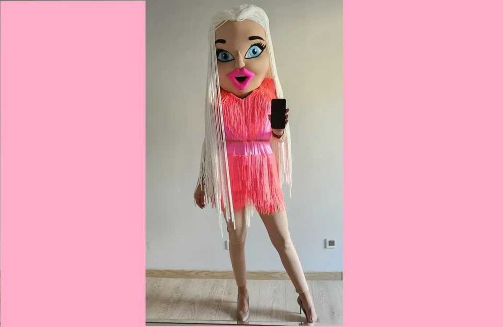 Kostium kobiety XXL tancerka striptizerka przebranie maskotka 18+ Pame