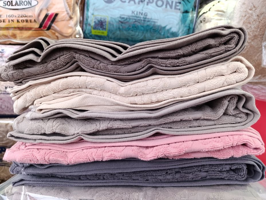 Махрові простирадла 1,5 та євро. Бавовняні.