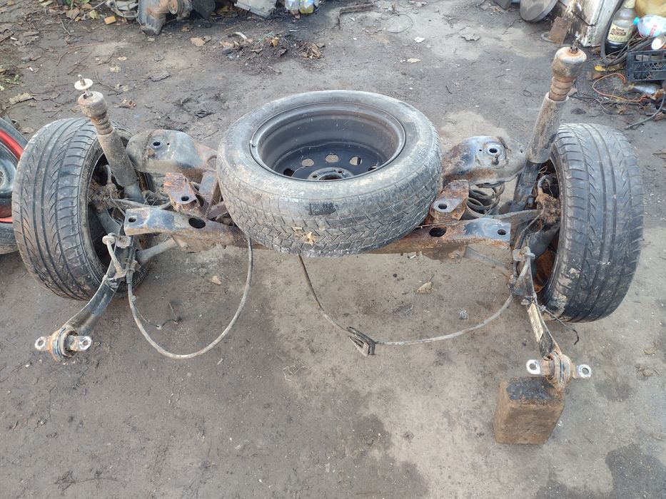 Прицеп для мотоблока з тормозами