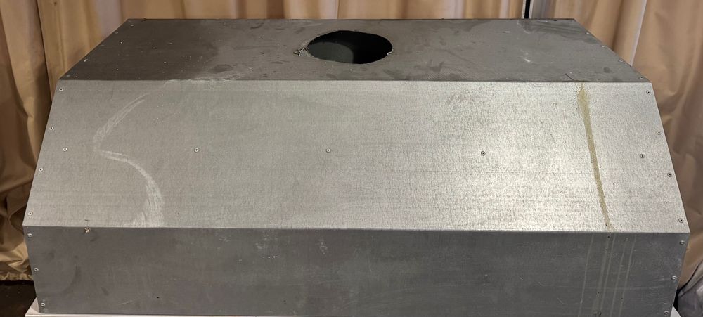 Зонт вытяжной оцинкованный