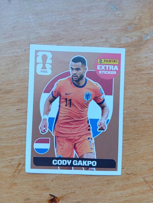 PROMO SÓ ESTA SEMANA Extra sticker mundial 2026 Cody gakpo